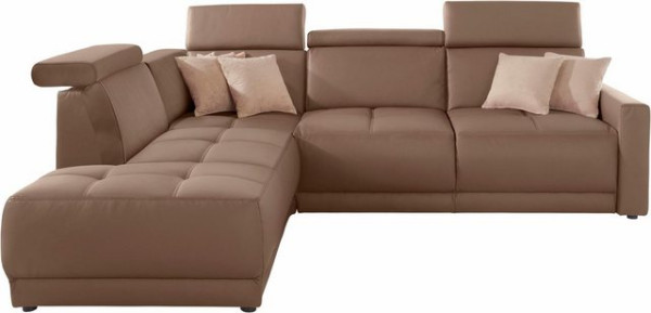 DOMO collection Ecksofa Ava, mit Ottomane, Federkern wahlweise mit Kopfteilverstellungen