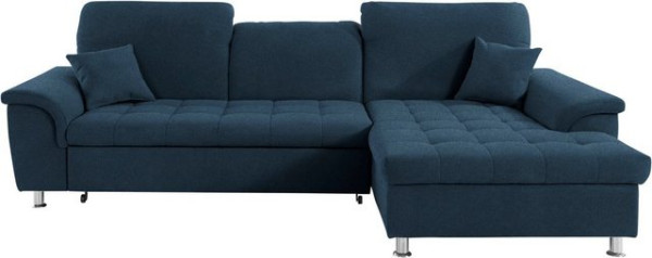 DOMO collection Ecksofa Franzi, wahlweise mit Kopfteilverstellung (dann Tiefe: 170 cm)