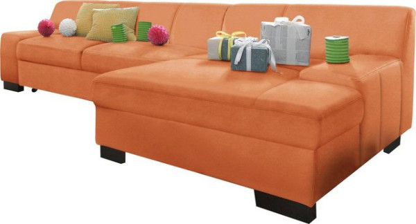 DOMO collection Ecksofa Norma, wahlweise mit Bettfunktion