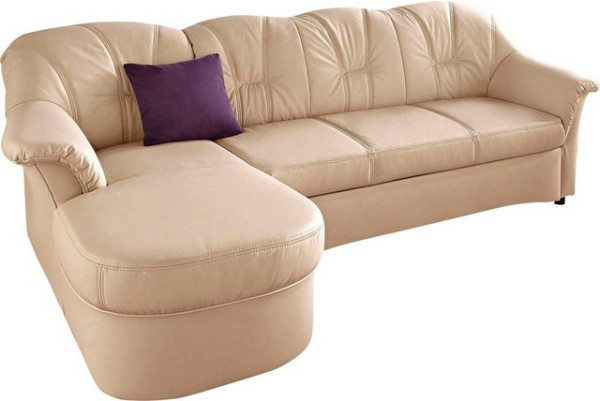 DOMO collection Ecksofa Flores Schlafsofa, B/T/H: 233/142/86 cm