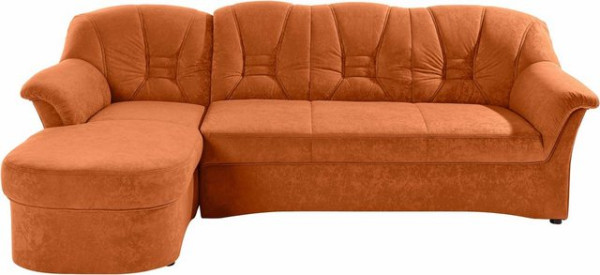 DOMO collection Ecksofa Elva, wahlweise mit Bettfunktion und Federkern