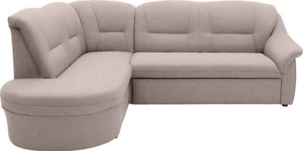 DOMO collection Ecksofa Faenza, DOMO collection Ecksofa, mit Ottomane, wahlweise mit Bettfunktion