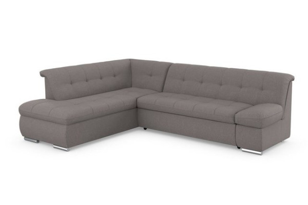 DOMO collection Ecksofa Mona, wahlweise mit Bett- und Armlehnfunktion