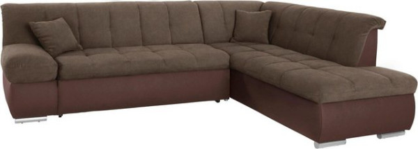 DOMO collection Ecksofa Mona, wahlweise mit Bett- und Armlehnfunktion