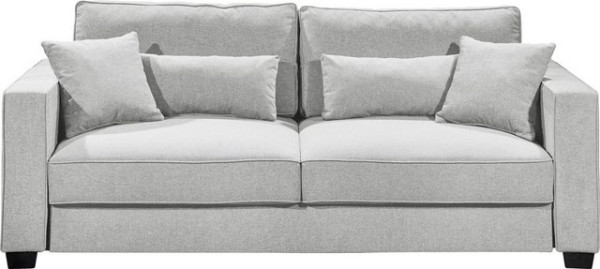 ED EXCITING DESIGN Schlafsofa Melvin, mit Bettfunktion, Bettkasten, Rücken-, Nieren- und Zierkissen