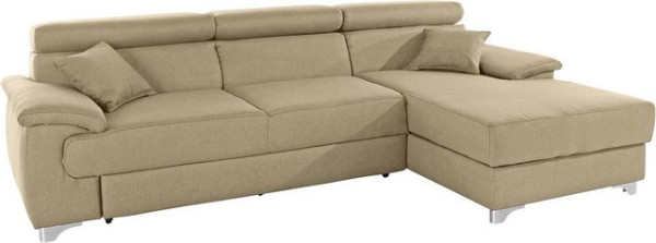 DOMO collection Ecksofa Mira, wahlweise mit Bettfunktion und Bettkasten