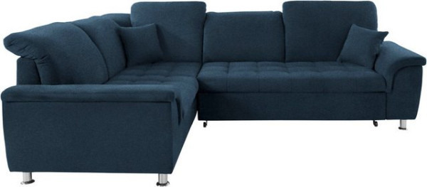 DOMO collection Ecksofa Franzi, wahlweise mit Kopfteilverstellung (dann Breite: 275 cm)