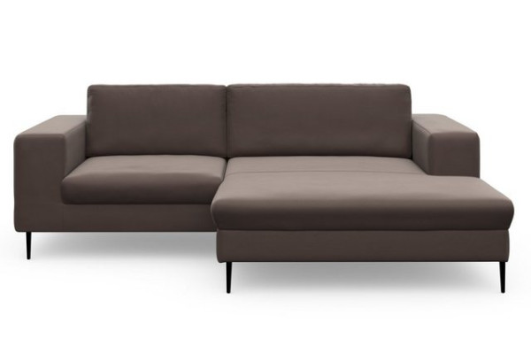 DOMO collection Ecksofa Modica, moderne Optik mit großzügiger Recamière, auch in Cord