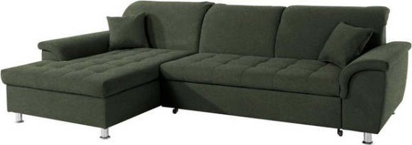 DOMO collection Ecksofa Franzi, wahlweise mit Kopfteilverstellung (dann Tiefe: 170 cm)