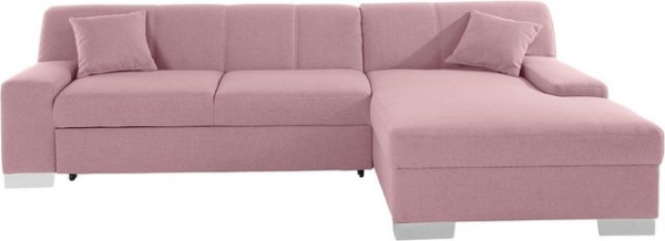 DOMO collection Ecksofa Bero, wahlweise mit Bettfunktion