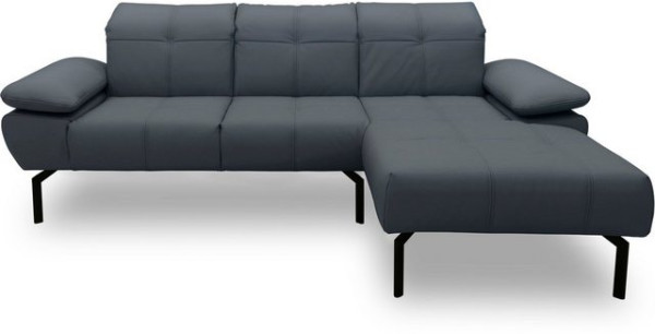 DOMO collection Ecksofa 100010, wahlweise mit Kranz