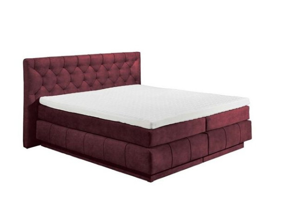 ED EXCITING DESIGN Boxspringliege (180 x 200 cm, Florenz), Rot