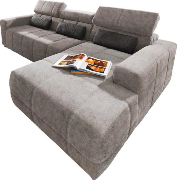 DOMO collection Ecksofa Brandon große Ausführung B/T/H: 289/177/80 cm