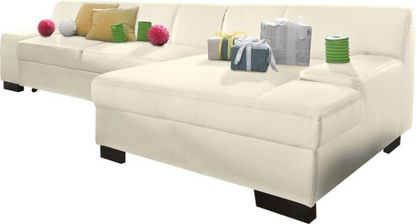 DOMO collection Ecksofa Norma, wahlweise mit Bettfunktion