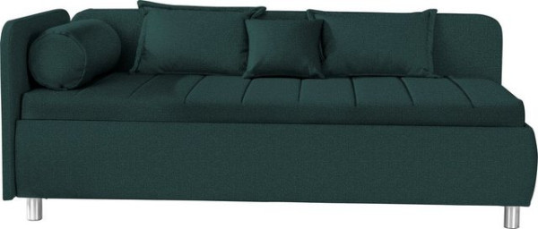 ADA trendline Schlafsofa Kiana, mit Bettkasten und Zierkissen, Liegefläche 90/200 cm oder 100/200 cm