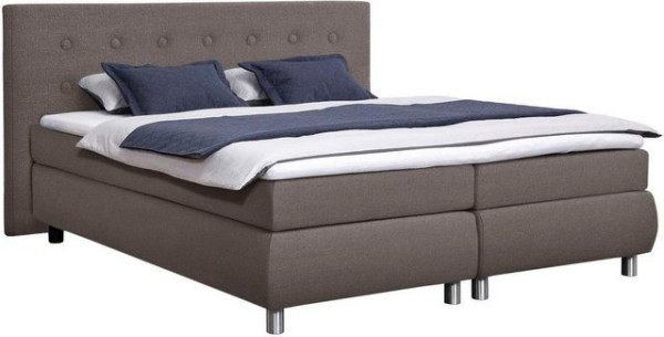 ADA trendline Boxspringbett Darcy, mit dekorativen Knöpfen am Kopfteil