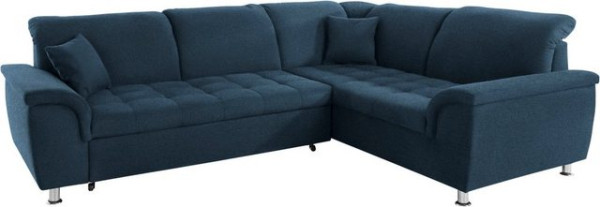 DOMO collection Ecksofa Franzi, wahlweise mit Kopfteilverstellung (dann Breite: 275 cm)