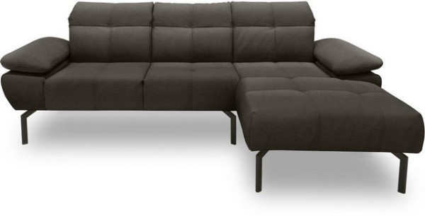 DOMO collection Ecksofa 100010, wahlweise mit Kranz