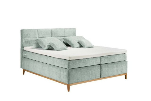 ED EXCITING DESIGN Boxspringliege (180 x 200 cm, Esberg), Türkis