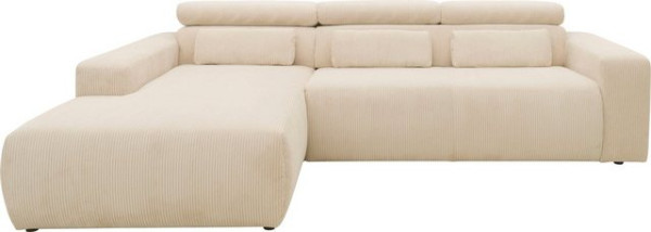 DOMO collection Ecksofa Brandon große Ausführung B/T/H: 289/177/80 cm