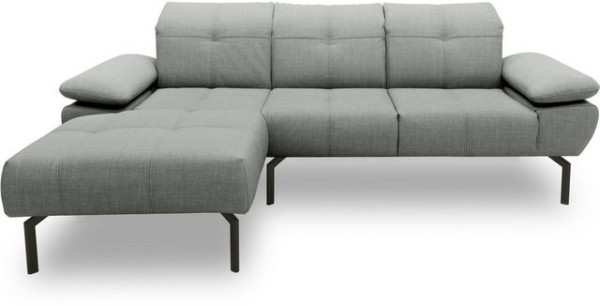 DOMO collection Ecksofa 100010, wahlweise mit Kranz