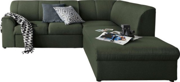 DOMO collection Ecksofa Topper, mit Ottomane, wahlweise mit Schlaffunktion