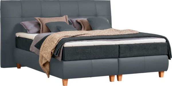 ADA trendline Boxspringbett Luella, ADA trendline Boxspringbett, inkl. Matratze und Viscoschaum-Topp