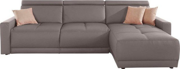 DOMO collection Ecksofa Ava, mit Recamiere, Federkern wahlweise mit Kopfteilverstellungen