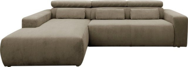 DOMO collection Ecksofa Brandon große Ausführung B/T/H: 289/177/80 cm