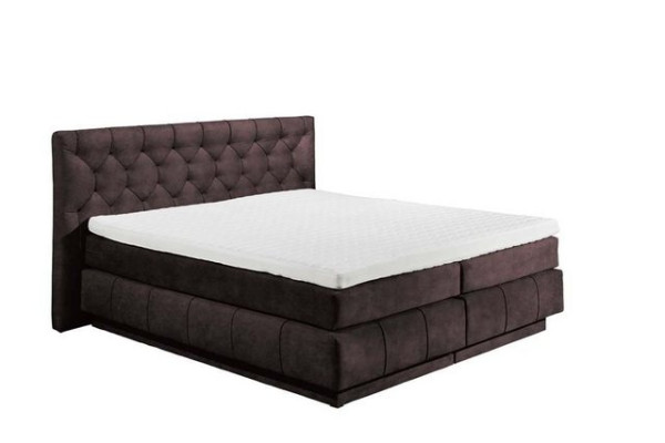 ED EXCITING DESIGN Boxspringliege (180 x 200 cm, Florenz), Lila