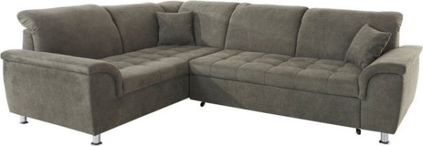 DOMO collection Ecksofa Franzi, wahlweise mit Kopfteilverstellung (dann Breite: 275 cm)