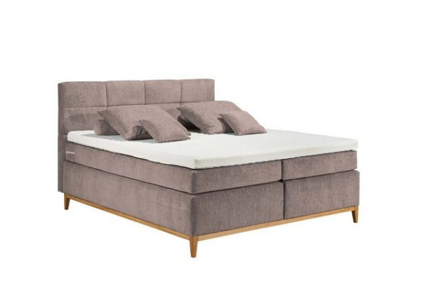 ED EXCITING DESIGN Boxspringliege (160 x 200 cm, Esberg), Beige