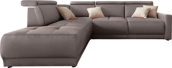 DOMO collection Ecksofa Ava, mit Ottomane, Federkern wahlweise mit Kopfteilverstellungen