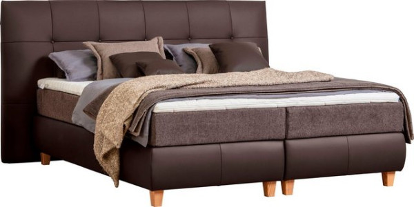 ADA trendline Boxspringbett Luella, ADA trendline Boxspringbett, inkl. Matratze und Viscoschaum-Topp