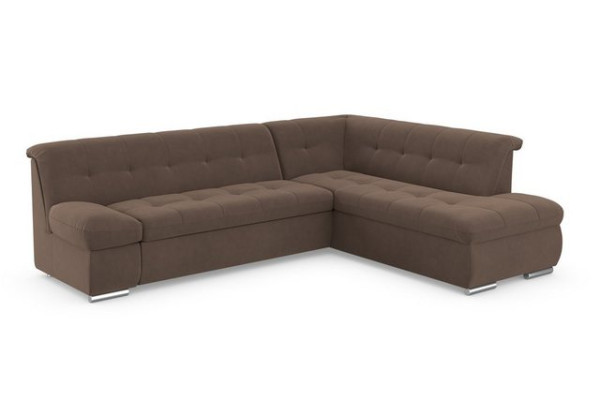 DOMO collection Ecksofa Mona, wahlweise mit Bett- und Armlehnfunktion