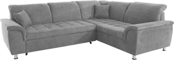 DOMO collection Ecksofa Franzi, wahlweise mit Kopfteilverstellung (dann Breite: 275 cm)