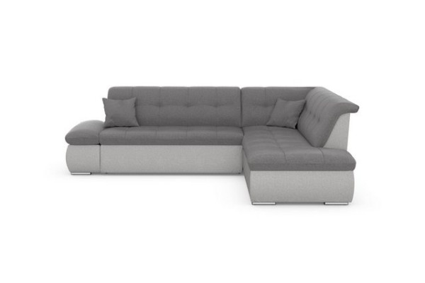 DOMO collection Ecksofa Moric, wahlweise mit Bettfunktion und Armlehnenverstellung