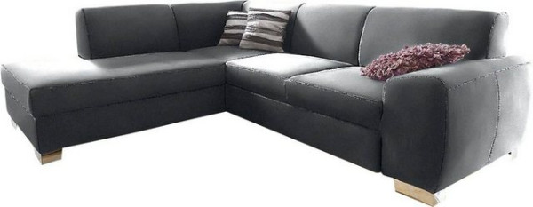 DOMO collection Ecksofa Ricardo, mit Ottomane, wahlweise mit Bettfunktion