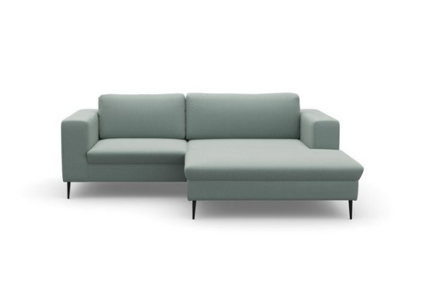 DOMO collection Ecksofa Modica, moderne Optik mit großzügiger Recamière, auch in Cord