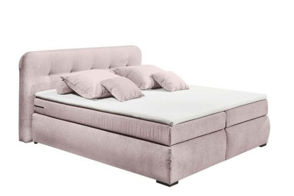 ED EXCITING DESIGN Boxspringliege (180 x 200 cm, La Palma), Rosa