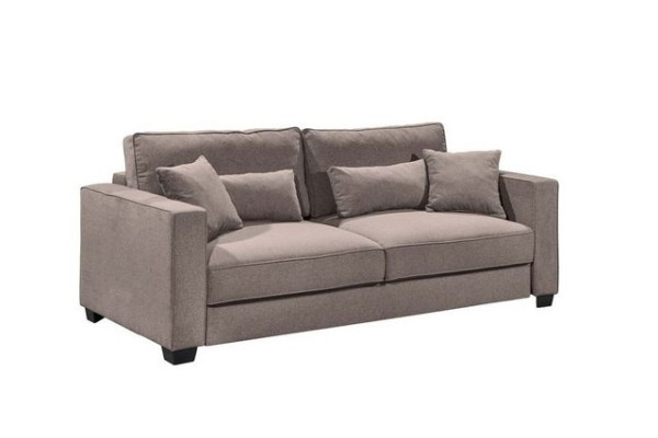 ED EXCITING DESIGN Schlafsofa, Melvin Schlafsofa Schlafcouch Polstergarnitur 198x165 cm Beigebraun