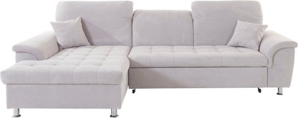 DOMO collection Ecksofa Franzi, wahlweise mit Kopfteilverstellung (dann Tiefe: 170 cm)