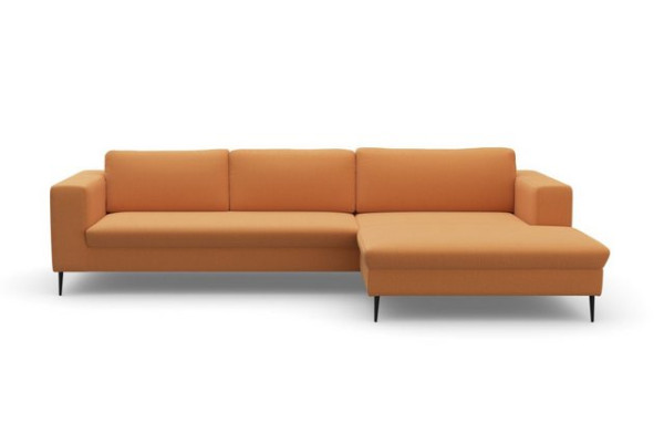 DOMO collection Ecksofa Modica, moderne Optik mit großzügiger Recamière, auch in Cord