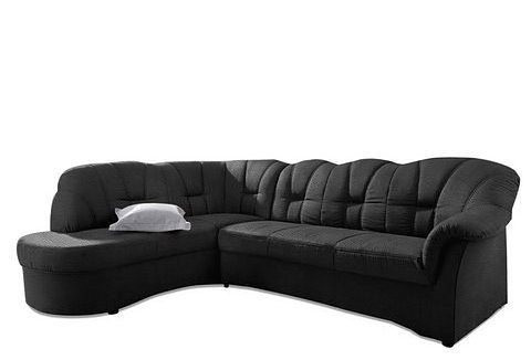 DOMO collection Ecksofa Papenburg, mit Ottomane, wahlweise mit Bettfunktion