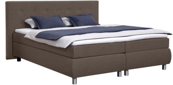 ADA trendline Boxspringbett Darcy, mit dekorativen Knöpfen am Kopfteil