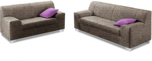 DOMO collection Polstergarnitur Amando, (Spar-Set), bestehend aus 2er- und 3er-Sofa