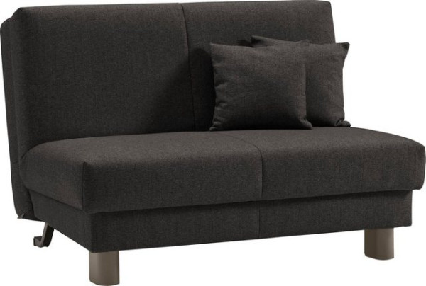 ell + ell Schlafsofa Enny, Liegefläche Breite 120 oder 140 cm, Liegehöhe 45 cm, Füße alufarben