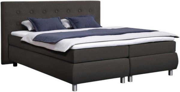 ADA trendline Boxspringbett Darcy, mit dekorativen Knöpfen am Kopfteil