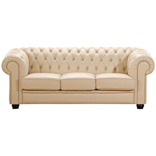 Max Winzer® Sofa Chandler, Sofa 3-Sitzer Nappaleder