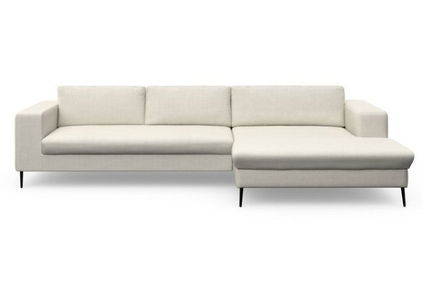 DOMO collection Ecksofa Modica, moderne Optik mit großzügiger Recamière, auch in Cord